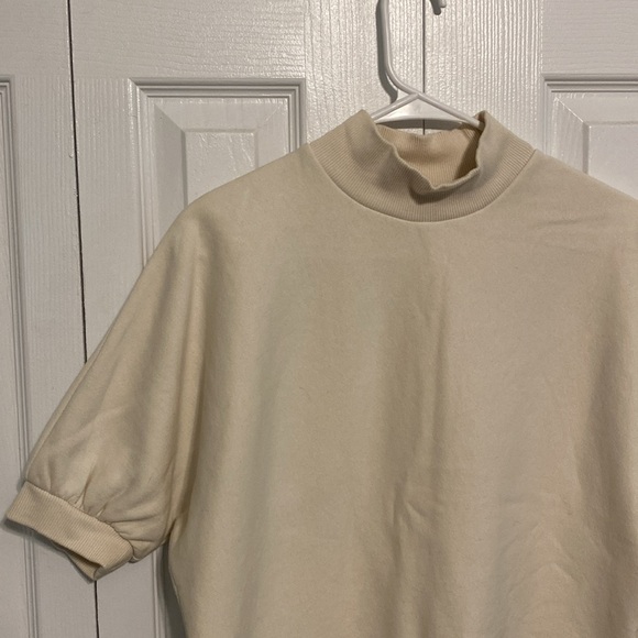 Cream Sweatshirt Top Banana Republic - Picture 2 of 6